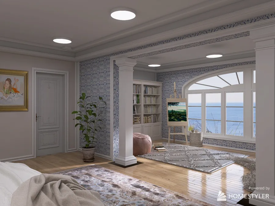 Mediterranean Apartment 3d design renderings