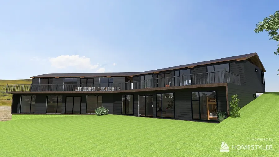 Rupanco summer home 3d design renderings