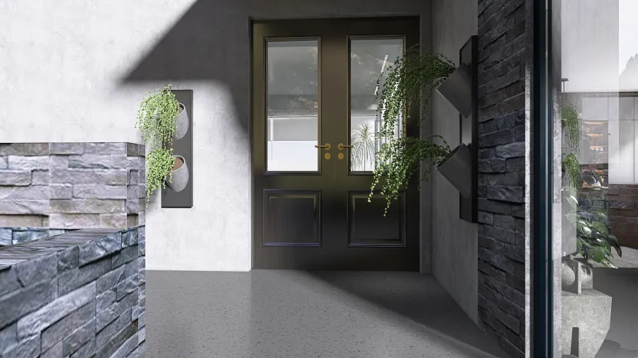 Test 5.0: Shades of White and Concrete 3d design renderings