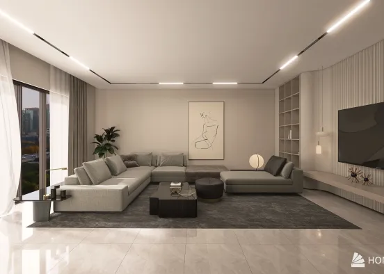 Living_Room Design Rendering