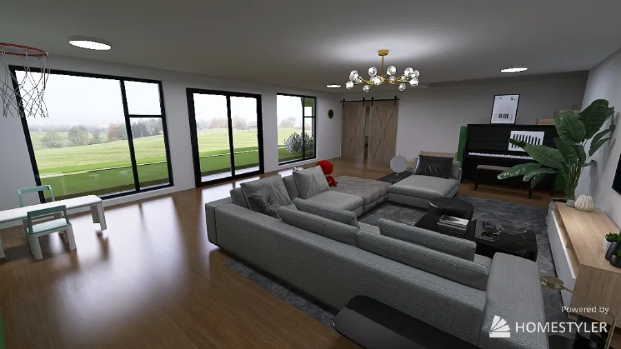 Rupanco summer home 3d design renderings
