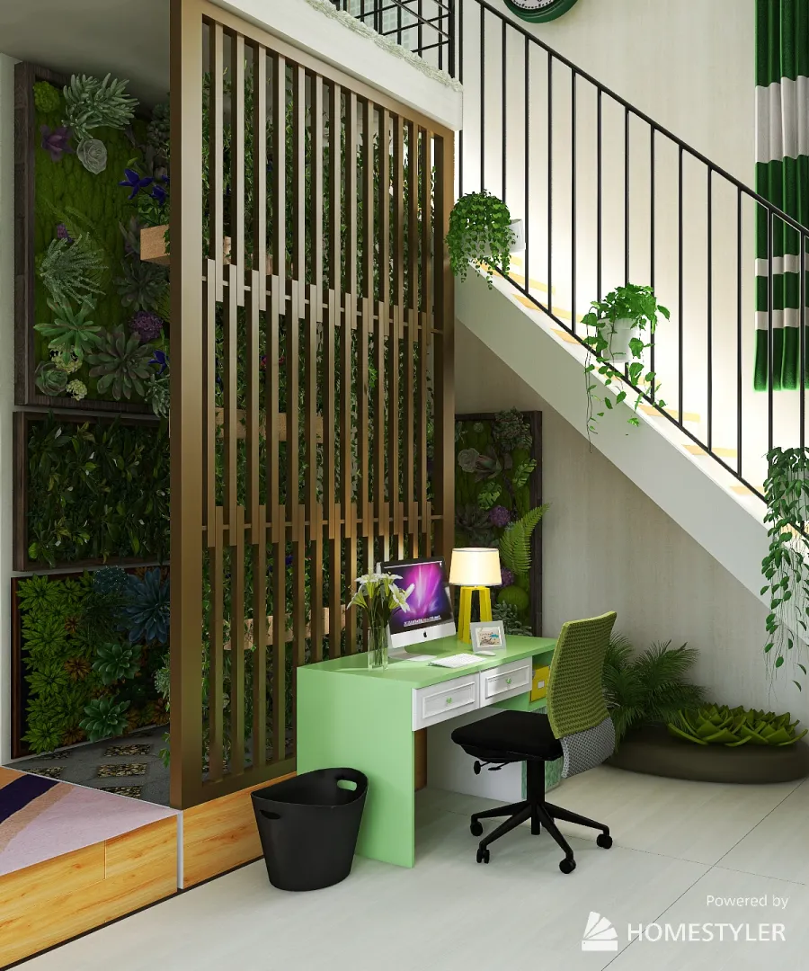 Plants Loft 3d design renderings