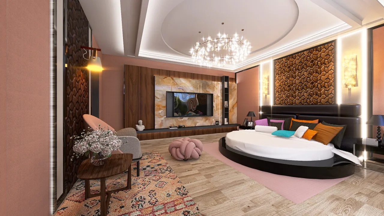 MasterBedroom 3d design renderings