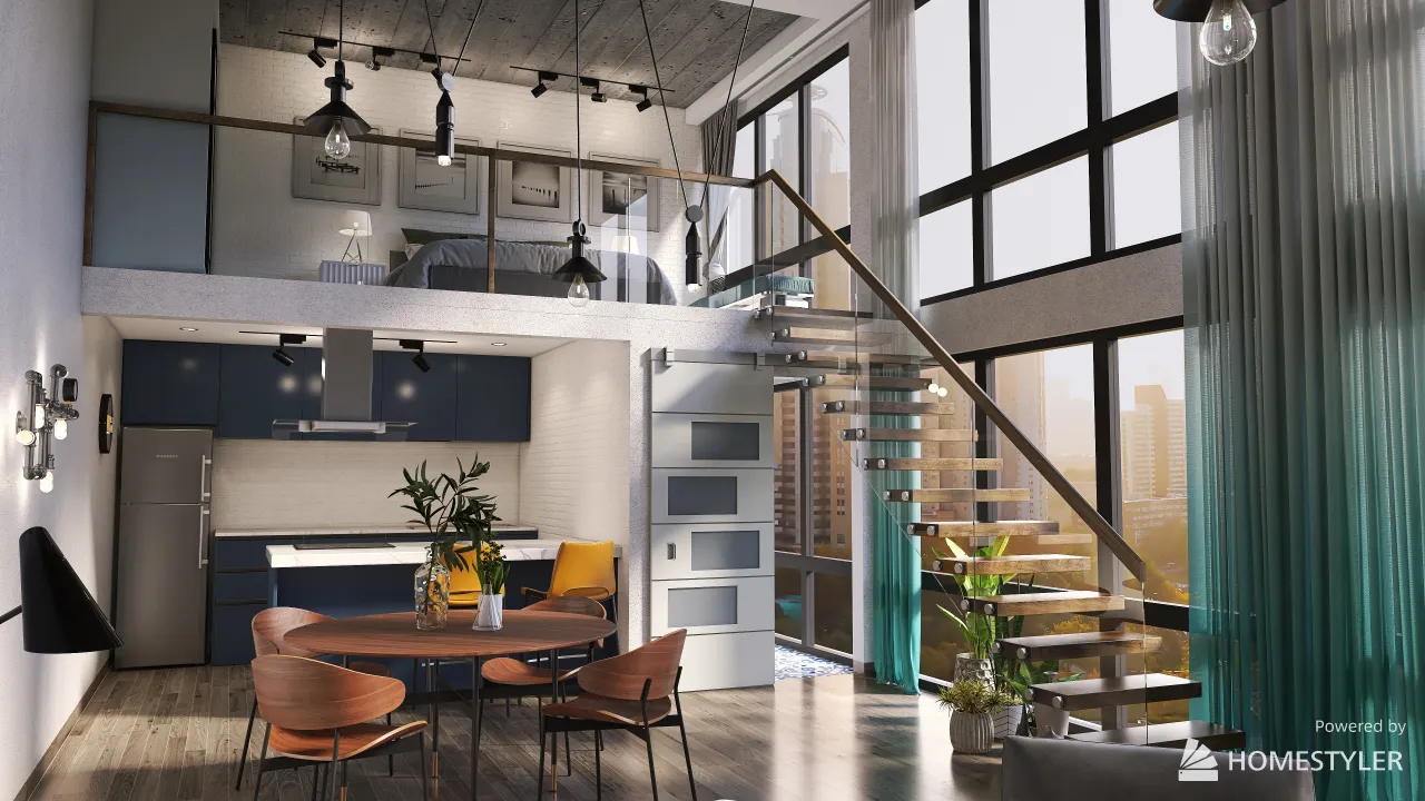 Loft 6 3d design renderings