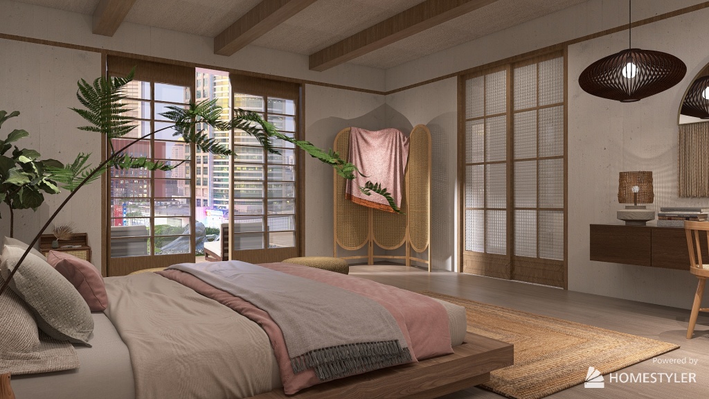 zen boho 3d design renderings