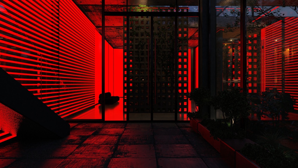 Sushi Japanese restaurant 3d design renderings