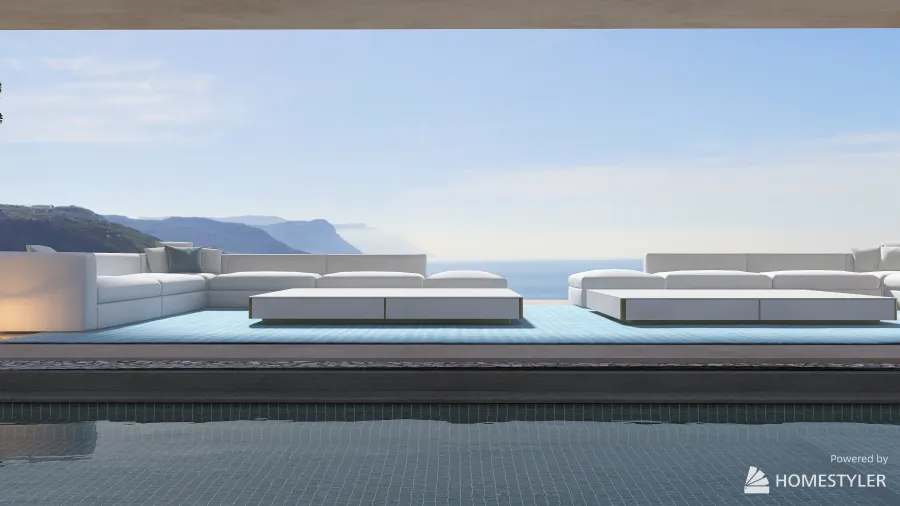 Cyprus minimalist villa exterior 3d design renderings