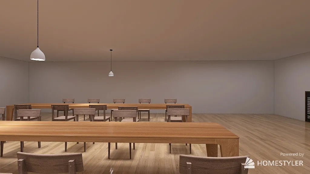 silas: lunch room 3d design renderings