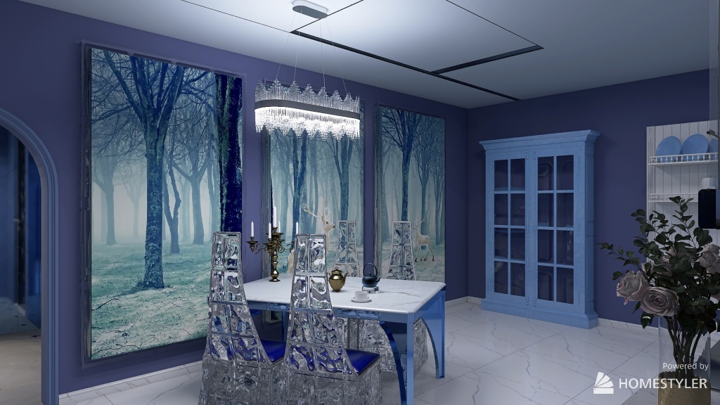 The Snow Queen 3d design renderings