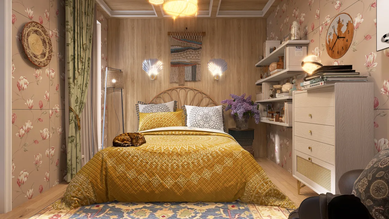 Bedroom 3d design renderings