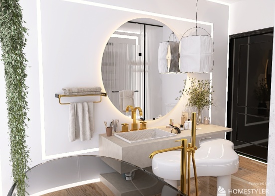 3 Bedroom, 3 Bathroom Luxury House Design Rendering
