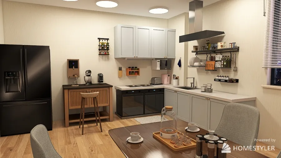 Coziest 2-Bhk apartment. 3d design renderings