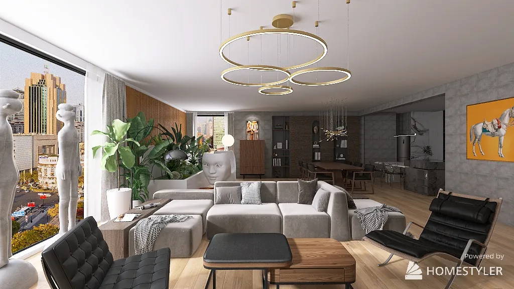 Modern Apartament 3d design renderings