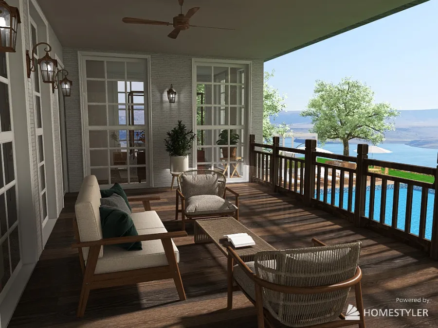 The Cottage 3d design renderings