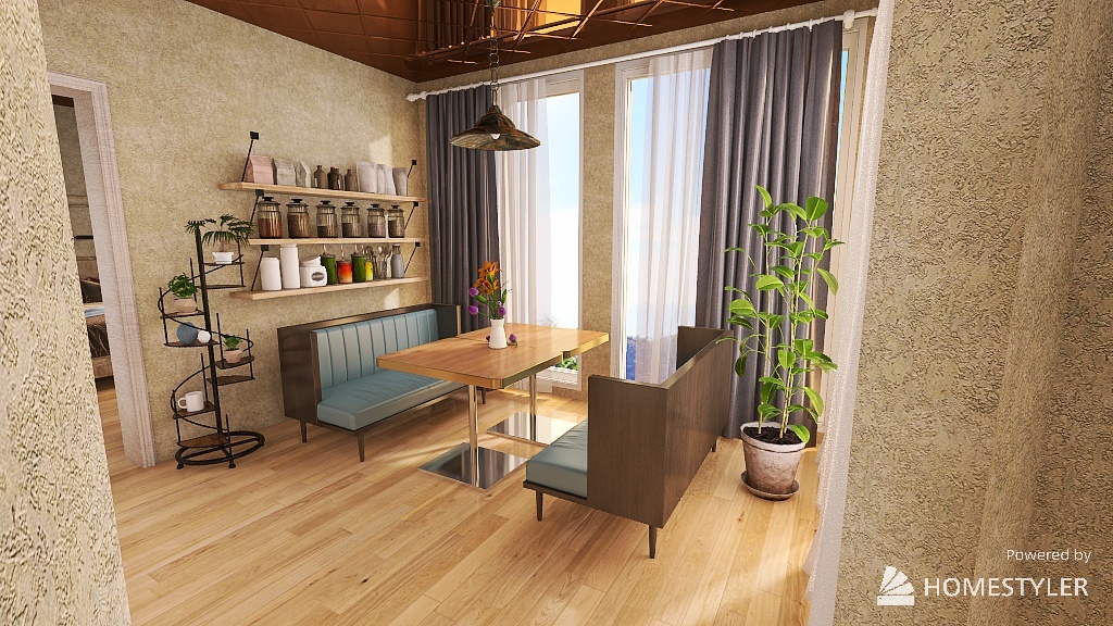 Flat in Malibu 3d design renderings