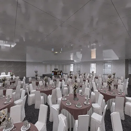 Wedding Reception Venue 3d design renderings