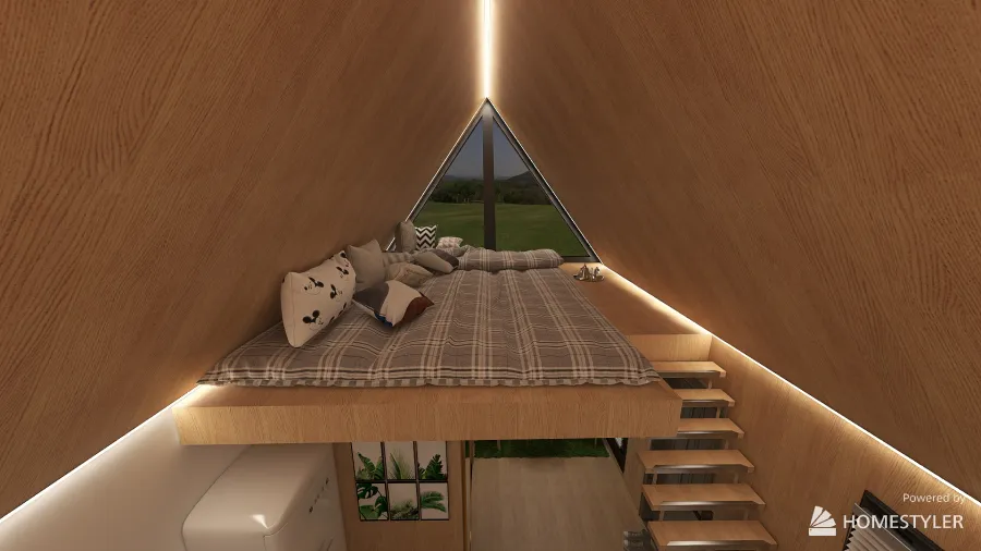 campeggio per due 3d design renderings