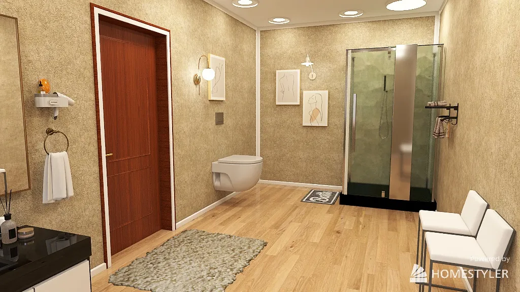 Bathroom 3d design renderings