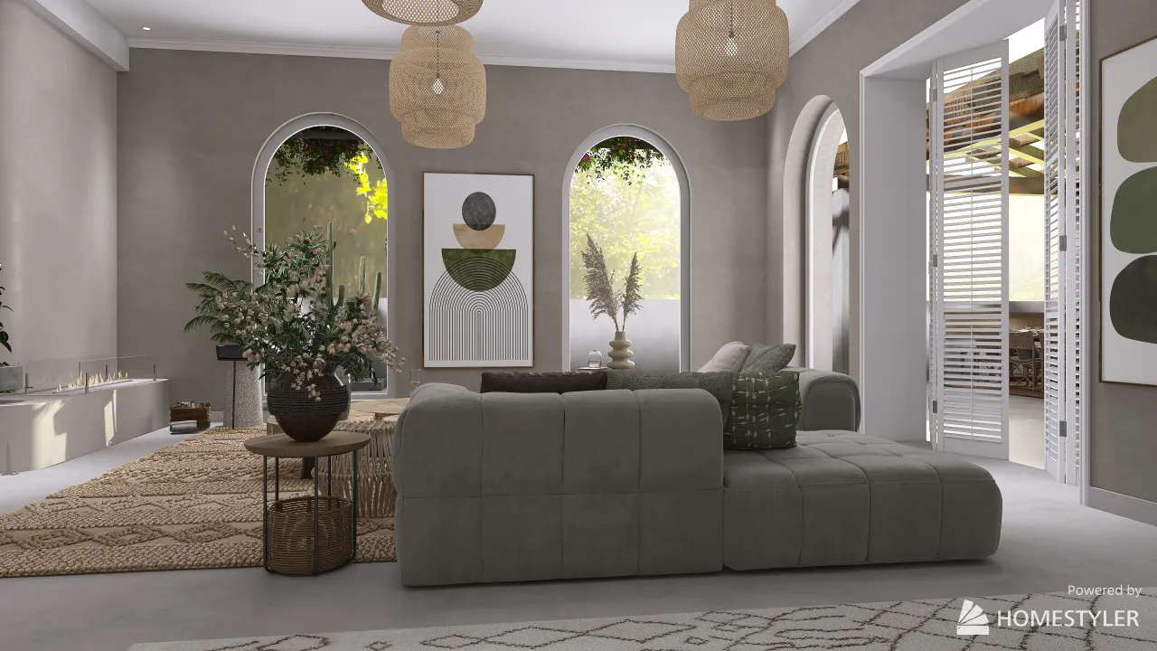 LivingRoom 3d design renderings