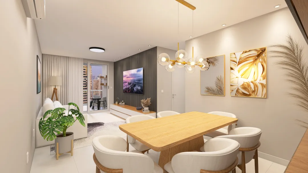 Apartamento Gleide 3d design renderings