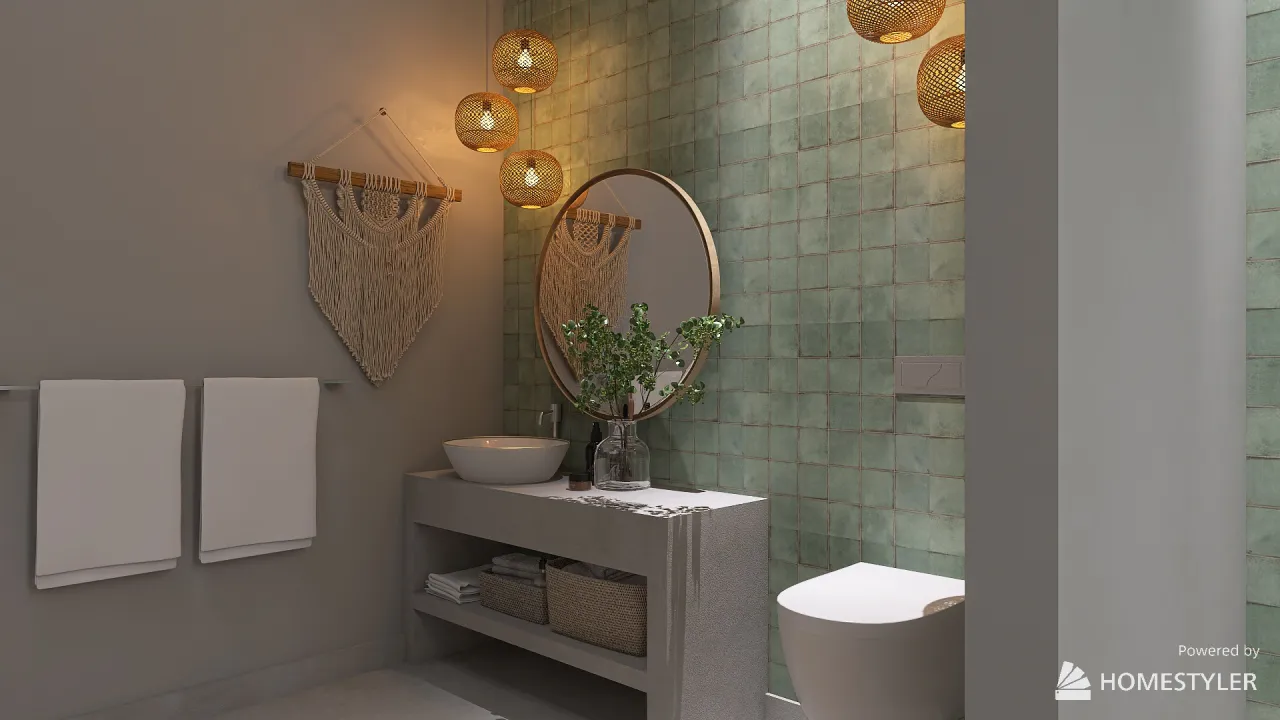 SecondBathroom 3d design renderings