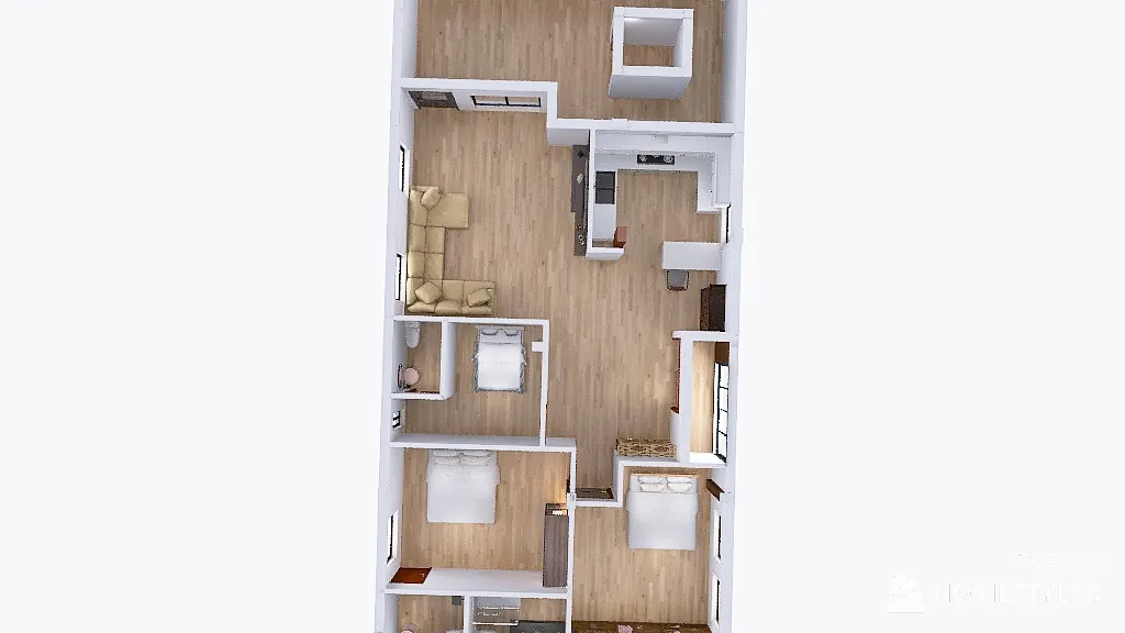 Second Floor Santhosh 3d design renderings