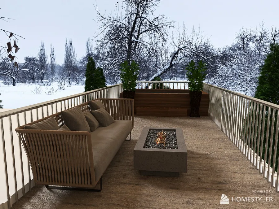 Mountain House 3d design renderings
