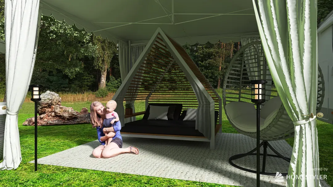 Go Camping for Web 3d design renderings