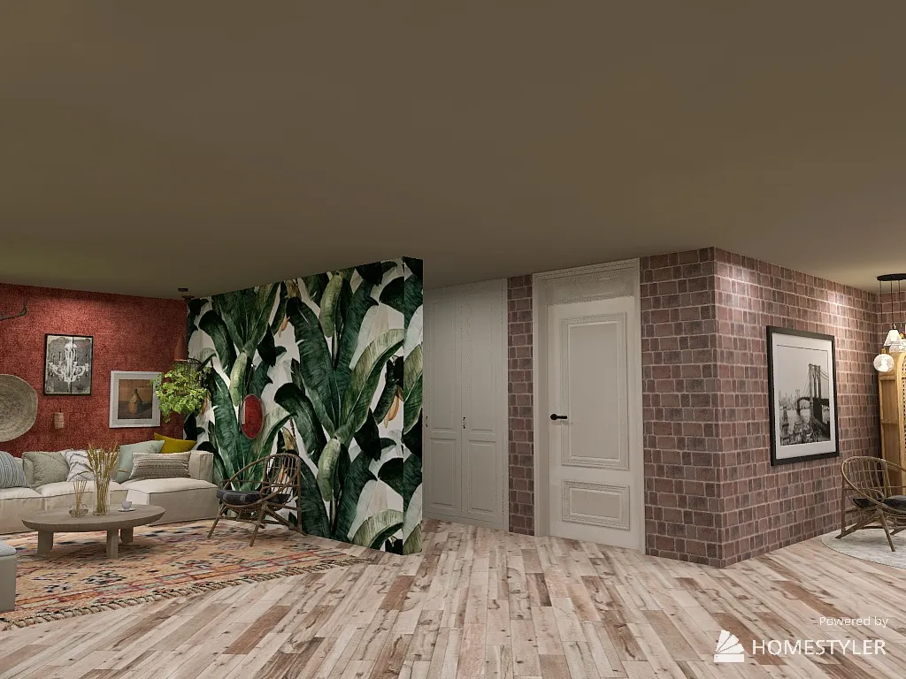 Hallway 3d design renderings