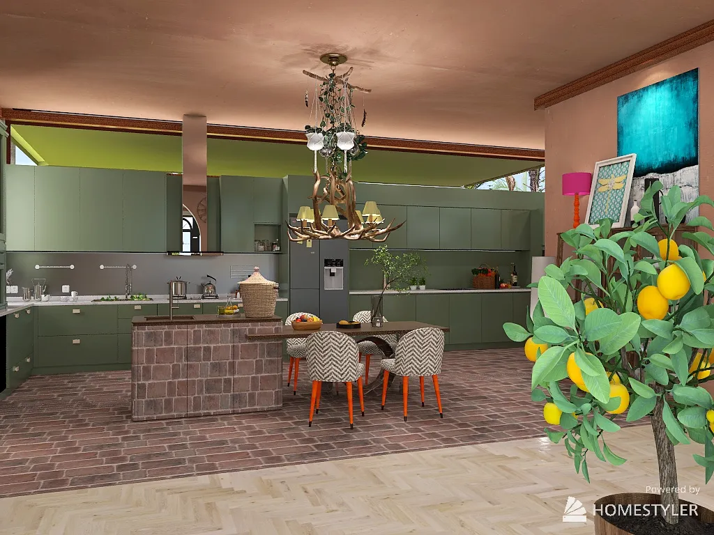 DiningRoom 3d design renderings