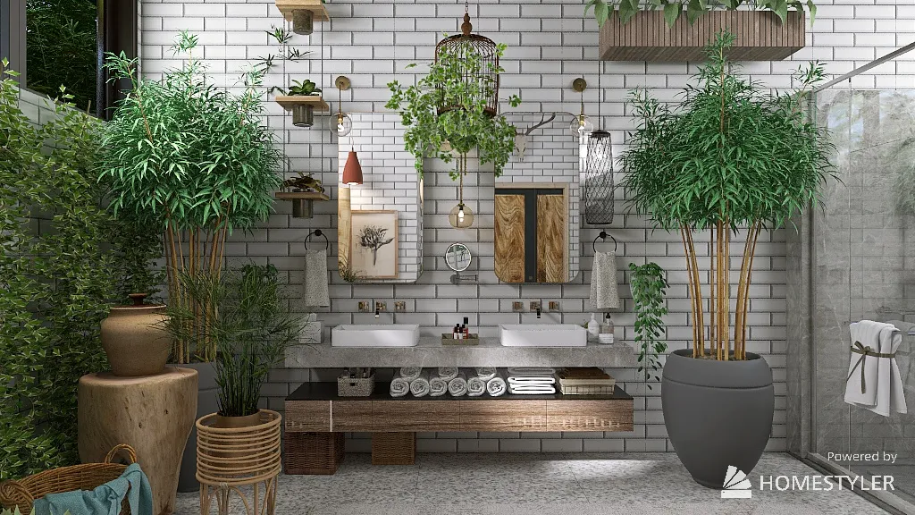 Bathroom 3d design renderings