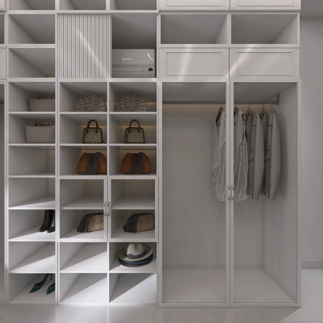 Dressing room 3d design renderings