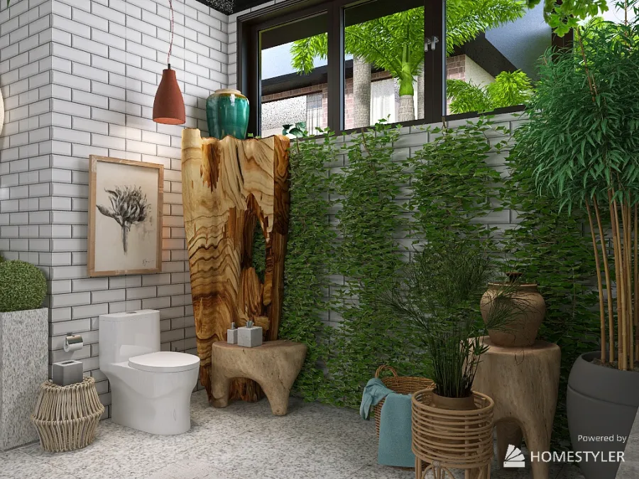 pool area bathroom 3d design renderings
