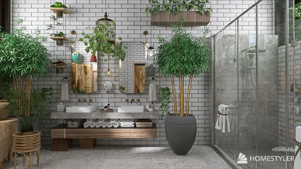 Bathroom 3d design renderings