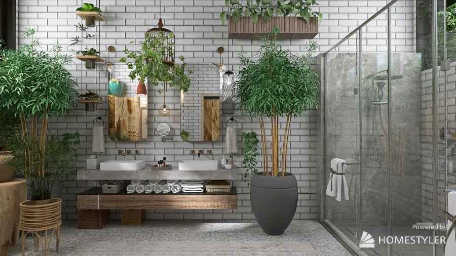pool area bathroom 3d design renderings