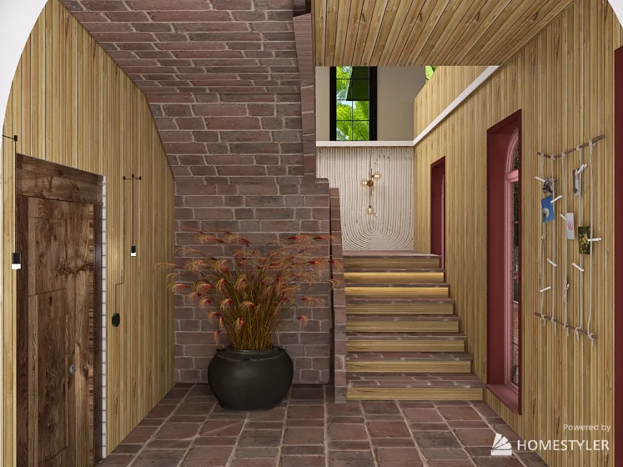 Entrance Hallway 3d design renderings