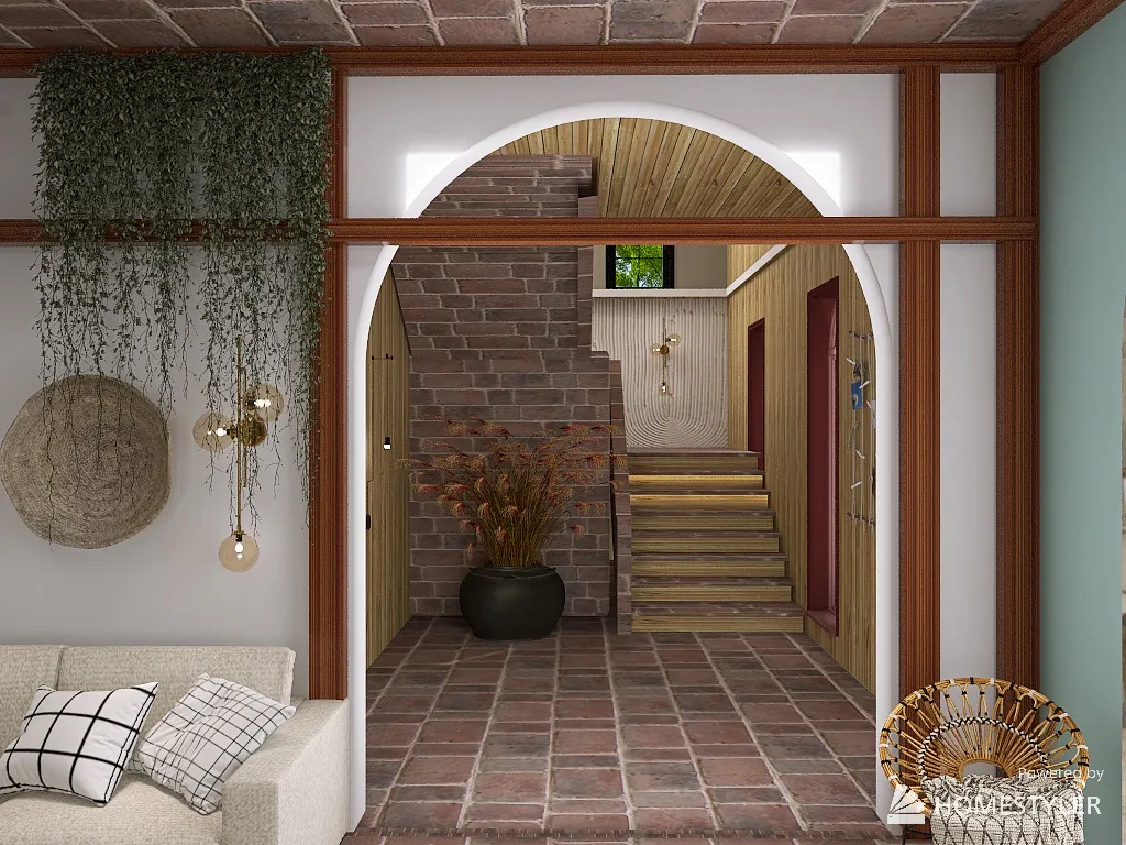 Hallway 3d design renderings