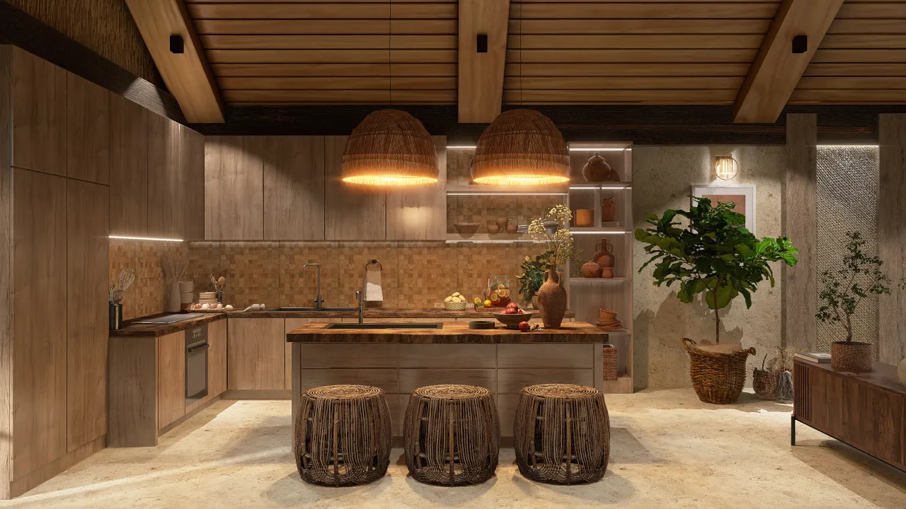 Kitchen 3d design renderings