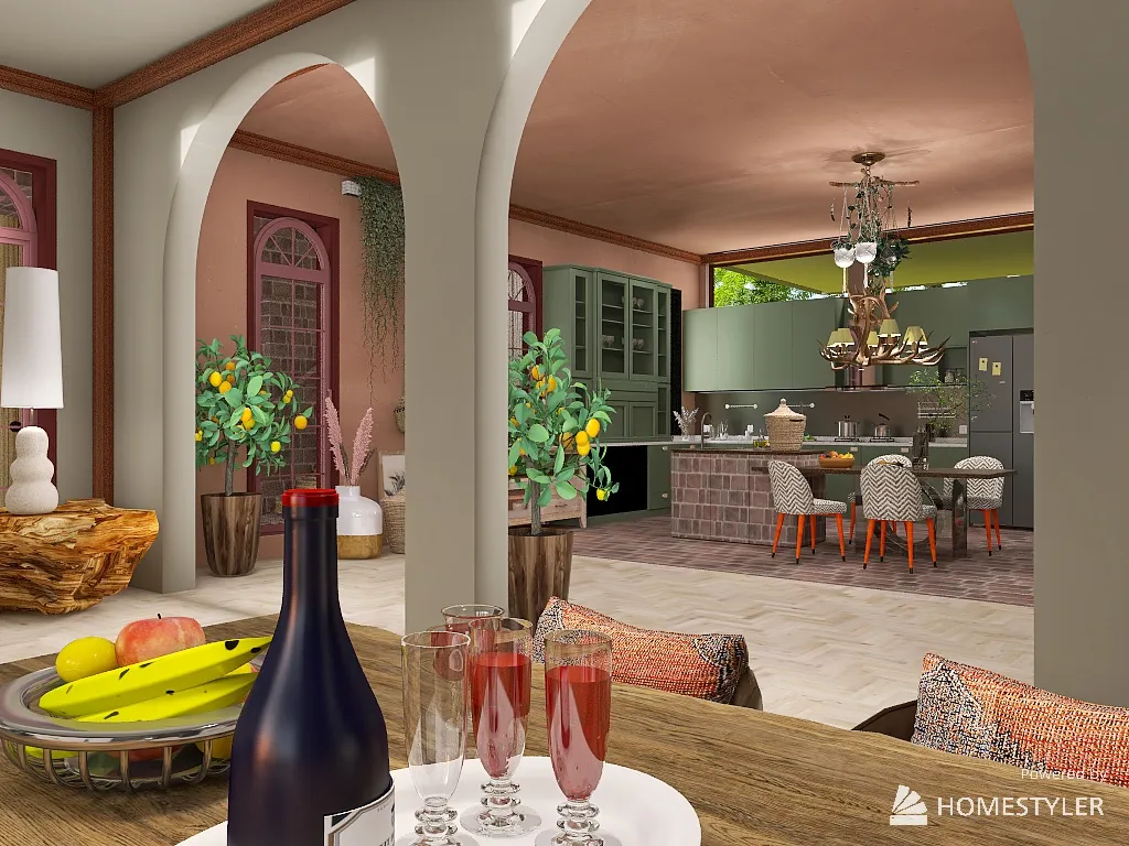 DiningRoom 3d design renderings