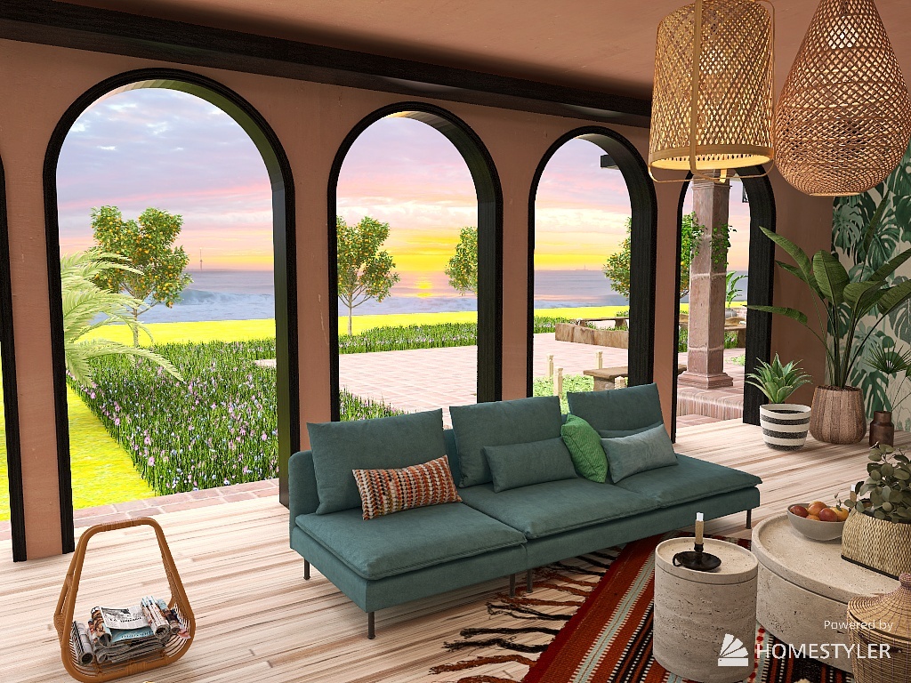 BOHEMIAN HOUSE DESIGN 3d design renderings