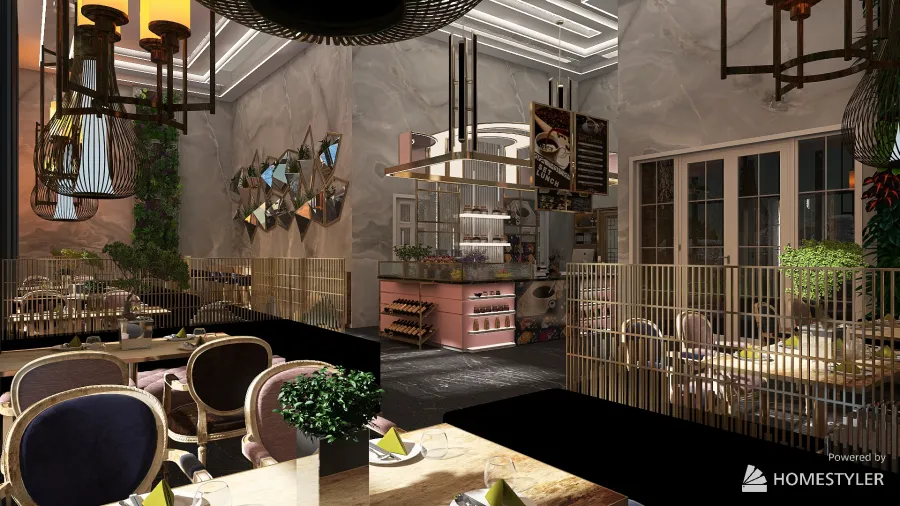 cafe_restoran 3d design renderings
