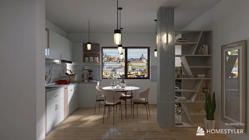 Two room Apartament variante 2 - Life Design 3d design renderings