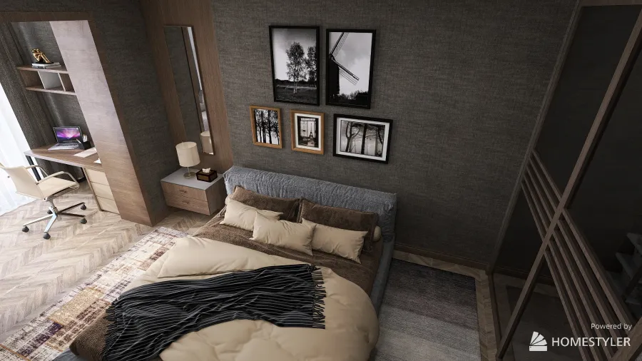 Contemporary style in the interior  - Контемпорари 3d design renderings