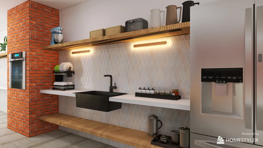 Cozinha Dreams 3d design renderings