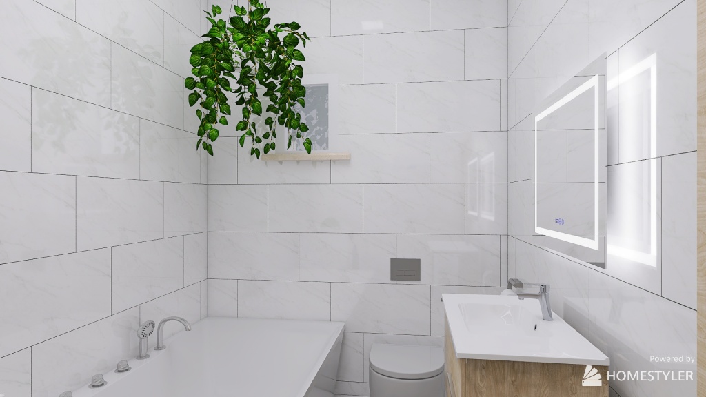 Kúpelňa 3d design renderings