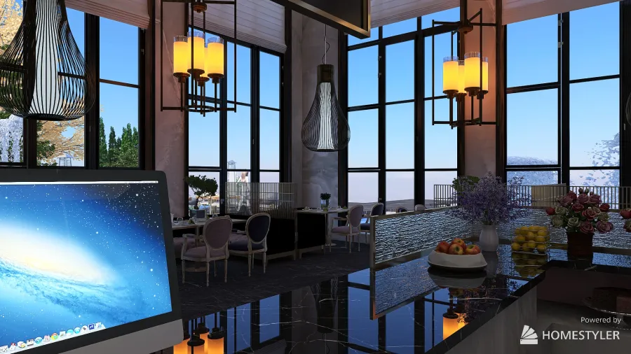 cafe_restoran 3d design renderings