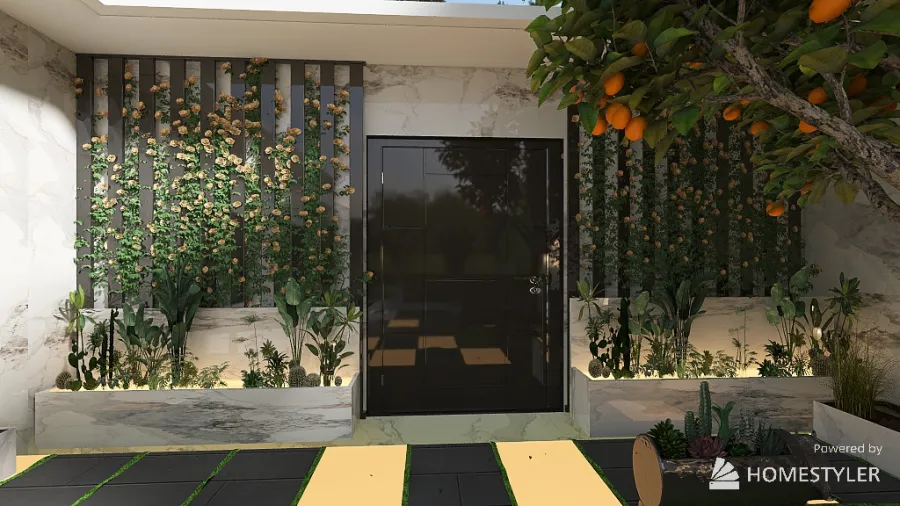 casa modern chich 3d design renderings