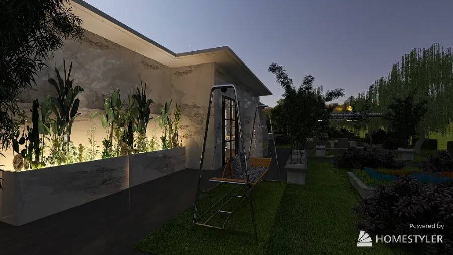 casa modern chich 3d design renderings