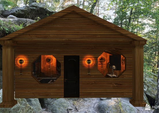 cabin in the hills Design Rendering