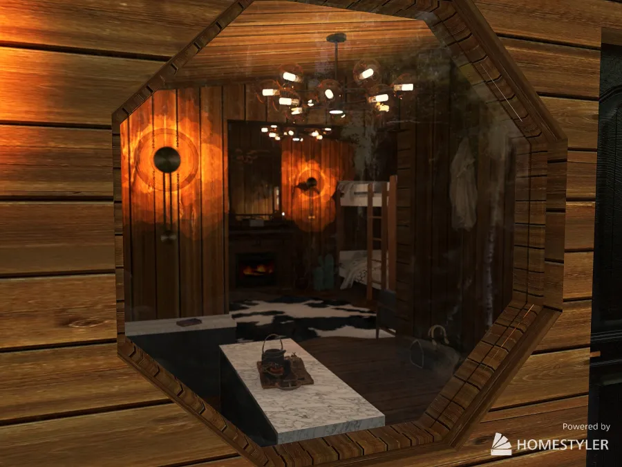 cabin in the hills 3d design renderings